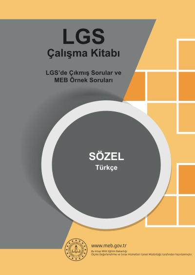 LGS Çalışma Kitabı SÖZEL (Türkçe)