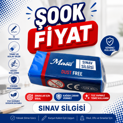 Masis Mavi Sınav Silgisi