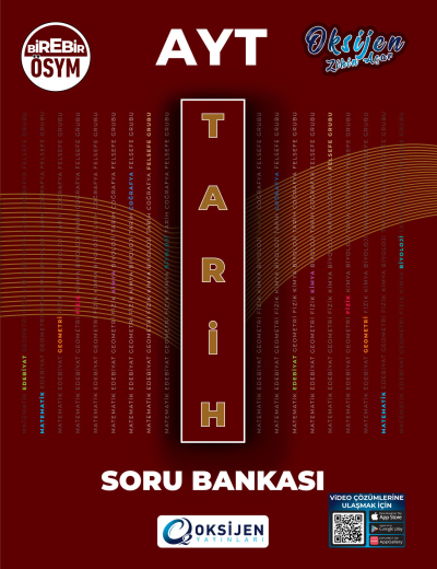 AYT Tarih Soru Bankası Oksijen Yayınları