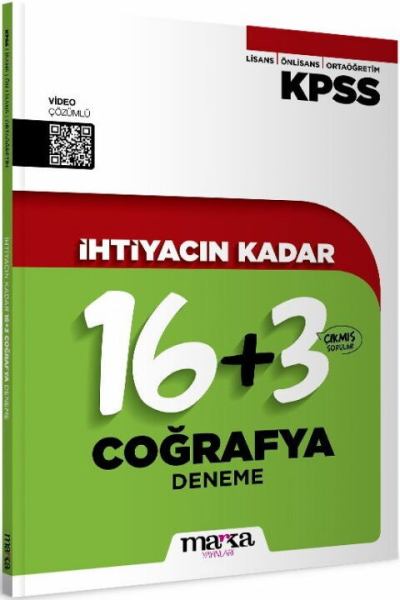 2026 KPSS İhtiyacın Kadar Coğrafya 19 Deneme Marka Yayınları