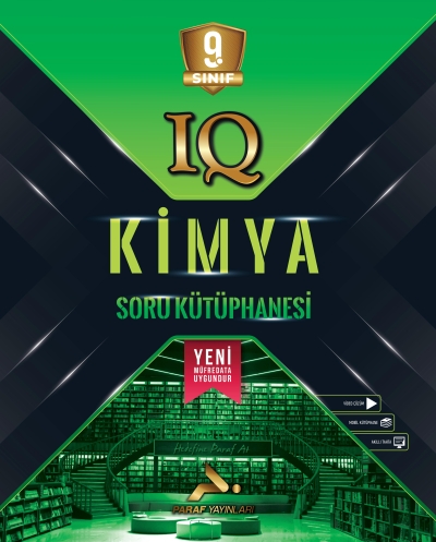9. Sınıf Kimya Soru Kütüphanesi Paraf Yayınları