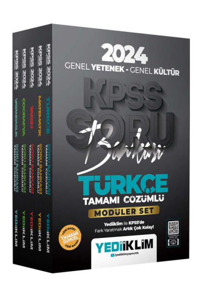 2024 KPSS GY GK Modüler Set Soru Bankası MATEMATİK
