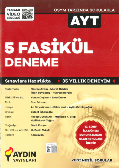 AYT 5 Fasikül Deneme