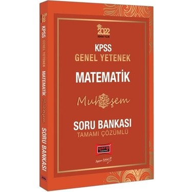 2022 KPSS Genel Yetenek Genel Kültür MUHTEŞEM MATEMATİK Soru Bankası  Fotokopi.SHOP - Öğrencilerin Marketi!