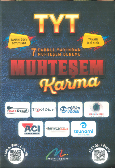 TYT Muhteşem Karma 7 Farklı Yayından 7 Muhteşem Deneme