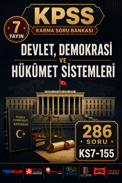 Devlet, Demokrasi ve Hükûmet Sistemleri 7 Yayın 286 Soru