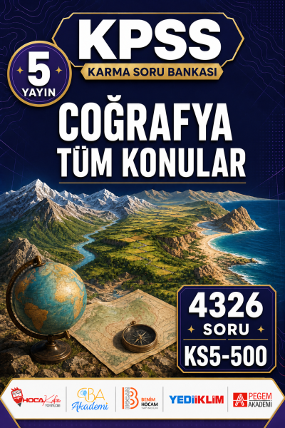 COĞRAFYA TÜM KONULAR 5 Yayın 4326 Soru