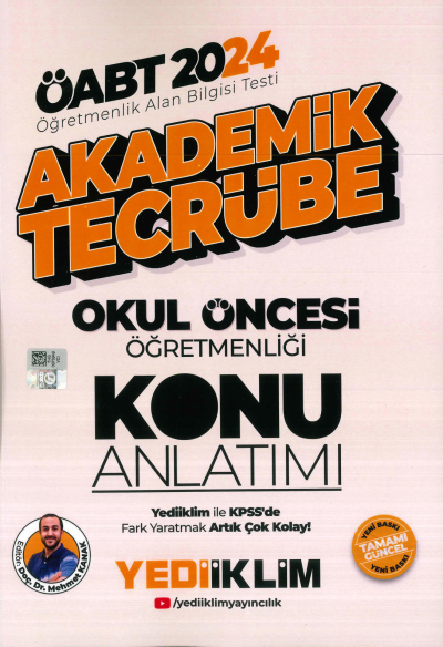 ÖABT OKUL ÖNCESİ ÖĞRETMENLİĞİ AKADEMİK TECRÜBE KONU ANLATIMI Fotokopi.SHOP - Öğrencilerin Marketi!