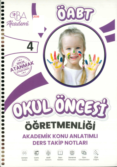 ÖABT OKUL ÖNCESİ ÖĞRETMENLİĞİ AKADEMİK KONU ANLATIMLI DERS TAKİP NOTLARI 4. KİTAP Fotokopi.SHOP - Öğrencilerin Marketi!