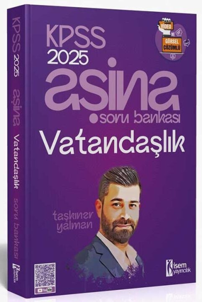 2025 KPSS Vatandaşlık Aşina Soru Bankası Çözümlü İsem Yayınları