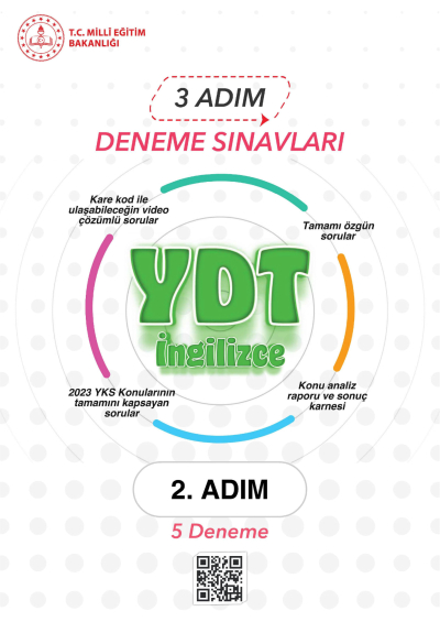 3 ADIM DENEME SINAVLARI YDT İNGİLİZCE 2. ADIM Fotokopi.SHOP - Öğrencilerin Marketi!