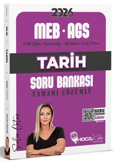 2026 MEB-AGS Tarih Soru Bankası Çözümlü Hoca Kafası Yayınları