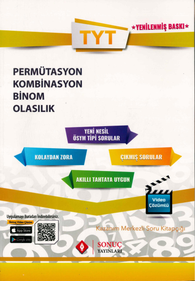 TYT PERMÜTASYON KOMBİNASYON BİNOM OLASILIK SORU KİTAPÇIĞI