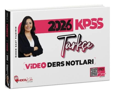 2026 KPSS Türkçe Video Ders Notları Öznur Saat Yıldırım Hoca Kafası Yayınları Fotokopi.SHOP - Öğrencilerin Marketi!
