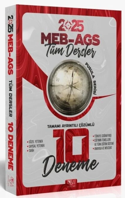 2025 MEB-AGS Tüm Dersler 10 Deneme Çözümlü CBA Yayınları Fotokopi.SHOP - Öğrencilerin Marketi!