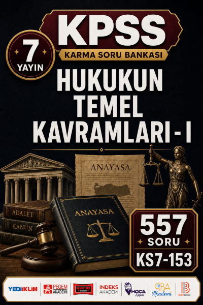 Hukukun Temel Kavramları - I 7 Yayın 557 Soru