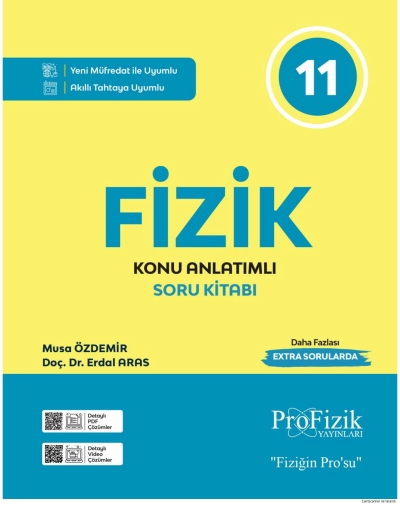 11. Sınıf Fizik Konu Anlatımlı Soru Kitabı ProFizik Yayınları