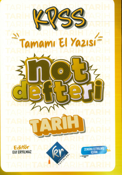 TARİH NOT DEFTERİ TAMAMI EL YAZISI