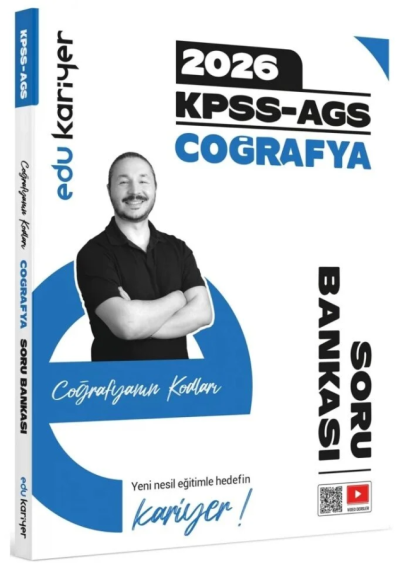 Coğrafyanın Kodları 2026 KPSS-AGS Coğrafya Video Çözümlü Soru Bankası Edu Kariyer