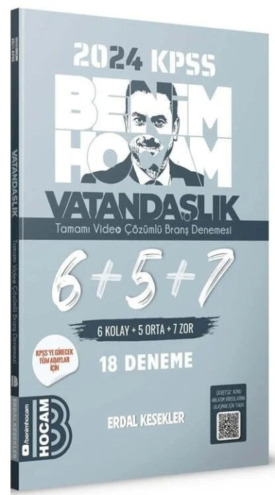 2025 KPSS Vatandaşlık Tamamı Çözümlü 6+5+7 Deneme Benim Hocam Yayınları Fotokopi.SHOP - Öğrencilerin Marketi!