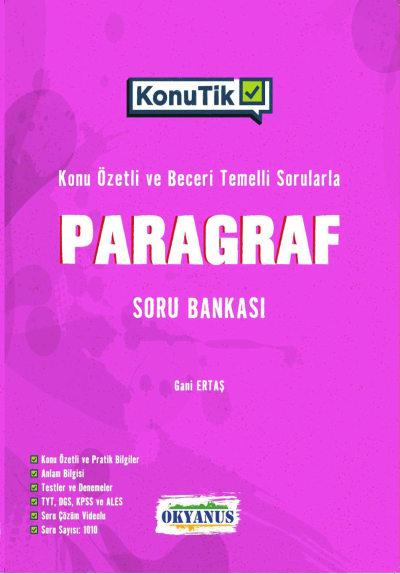 YKS KonuTik Paragraf Soru Bankası Okyanus Yayıncılık