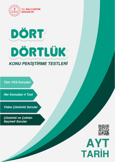 Dört Dörtlük Konu Pekiştirme Testleri AYT Tarih Fotokopi.SHOP - Öğrencilerin Marketi!