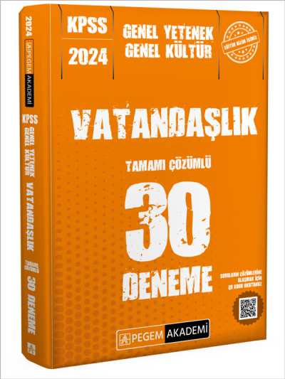 2024 KPSS Vatandaşlık 30 Deneme Fotokopi.SHOP - Öğrencilerin Marketi!