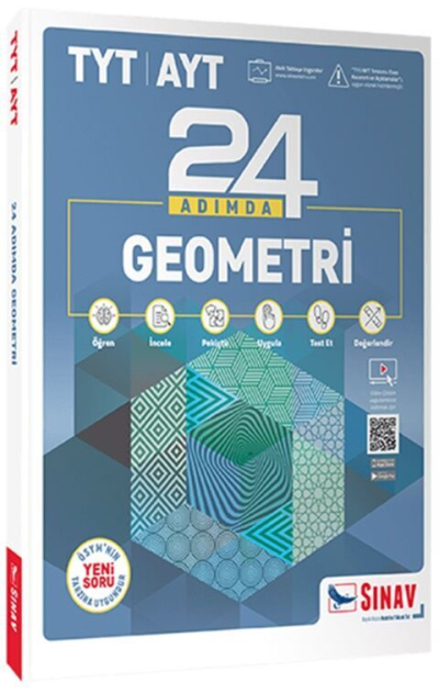 TYT AYT Geometri 24 Adımda Konu Anlatımlı Soru Bankası Sınav Yayınları