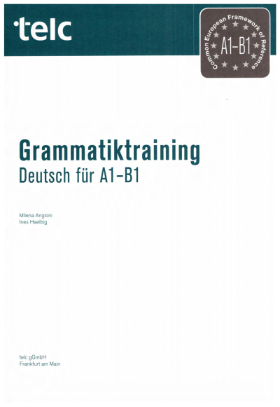 Grammatiktraining Deutsch für A1-B1