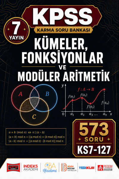 Kümeler, Fonksiyonlar ve Modüler Aritmetik 7 Yayın 573 Soru