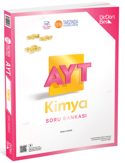 2026 AYT Kimya Konu Özetli Soru Bankası Üç Dört Beş Yayınları
