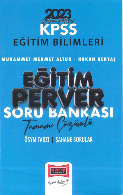 EĞİTİM PERVER TAMAMI ÇÖZÜMLÜ SORU BANKASI Fotokopi.SHOP - Öğrencilerin Marketi!