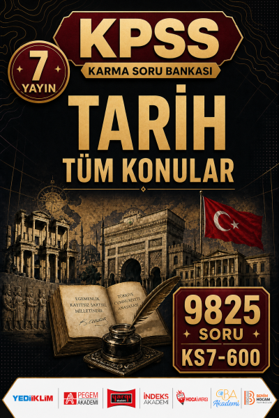 Tarih Tüm Konular 7 Yayın 9825 Soru