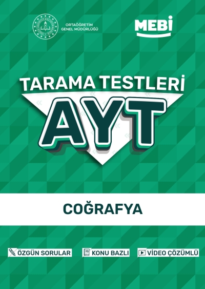 AYT Tarama Testleri Coğrafya MEBİ OGM Fotokopi.SHOP - Öğrencilerin Marketi!