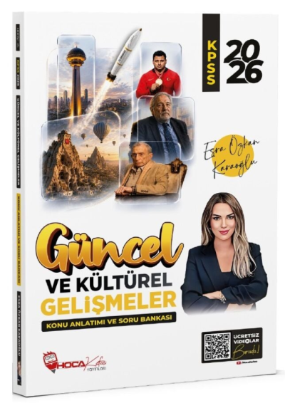2026 KPSS Güncel ve Kültürel Gelişmeler Konu Anlatımı ve Soru Bankası Hoca Kafası Yayınları