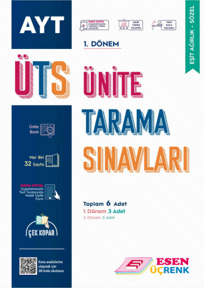 AYT Ünite Tarama Testleri (EA-Sözel) Fotokopi.SHOP - Öğrencilerin Marketi!