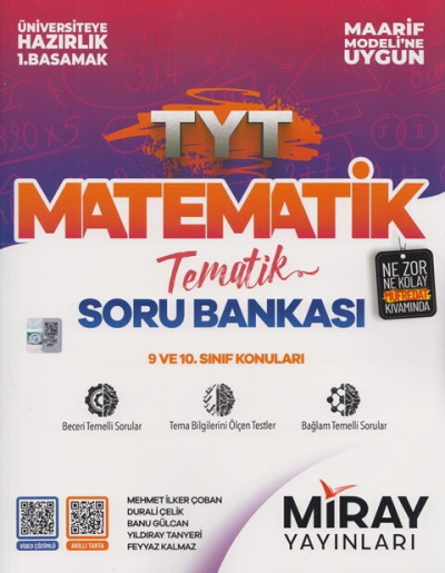 TYT Matematik Maarif Model Tematik Soru Bankası Miray Yayınları