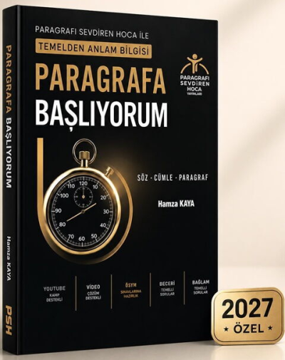 Paragrafa Başlıyorum Temelden Anlam Bilgisi Paragrafı Sevdiren Hoca Yayınları Hamza Kaya