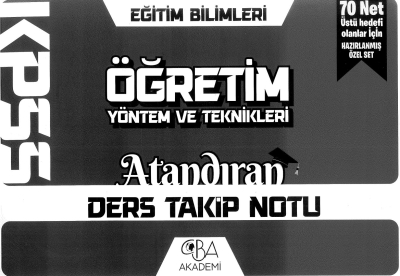 ÖĞRETİM YÖNTEM VE TEKNİKLERİ ATANDIRAN DERS TAKİP NOTU Fotokopi.SHOP - Öğrencilerin Marketi!