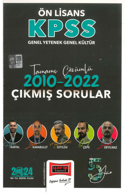 ÖNLİSANS 2010-2022 TAMAMI ÇÖZÜMLÜ ÇIKMIŞ SORULAR