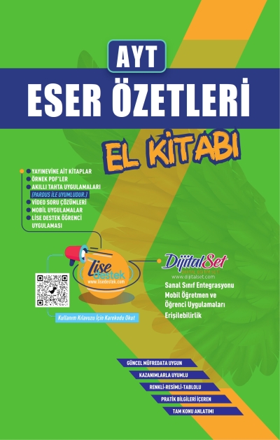 YKS AYT Eser Özetleri El Kitabı Yayın Denizi Yayınları