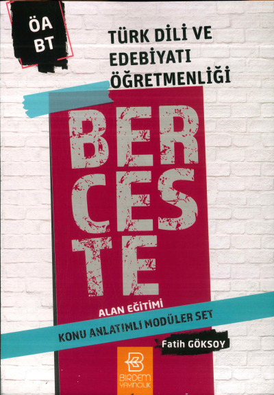 BERCESTE ALAN EĞİTİMİ KONU ANLATIMLI MODÜLER SET