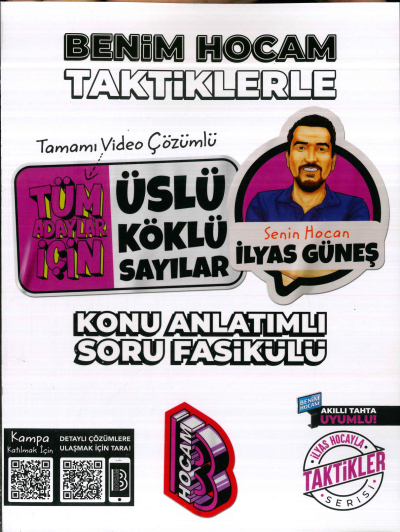 TAKTİKLERLE ÜSLÜ KÖKLÜ SAYILAR KONU ANLATIMLI SORU FASİKÜLÜ Fotokopi.SHOP - Öğrencilerin Marketi!