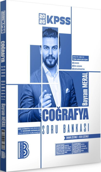 2026 KPSS Coğrafya Tamamı Çözümlü Soru Bankası Benim Hocam Yayınları
