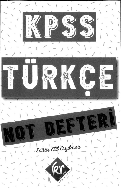 KPSS TÜRKÇE NOT DEFTERİ TAMAMI EL YAZIMI