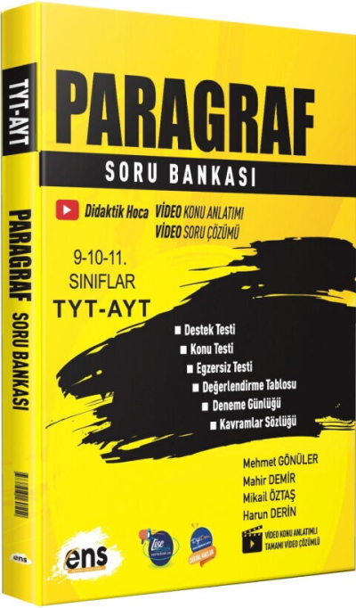 TYT AYT Paragraf Soru Bankası ENS Yayıncılık Fotokopi.SHOP - Öğrencilerin Marketi!