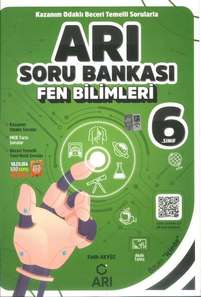 6. Sınıf Fen Bilimleri Soru Bankası Arı Yayınları