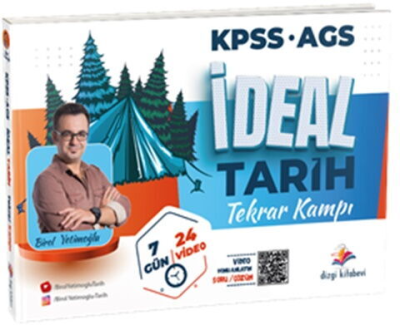 KPSS MEB AGS İdeal Tarih Video Konu Anlatımlı Tekrar Kampı Dizgi Kitap