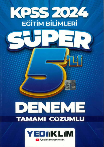 SÜPER 5'lİ DENEME TAMAMI ÇÖZÜMLÜ Fotokopi.SHOP - Öğrencilerin Marketi!