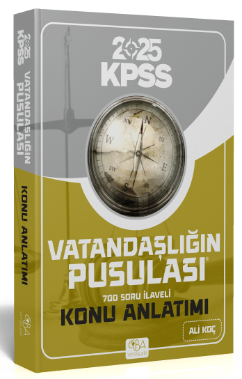 2025 KPSS Vatandaşlığın Pusulası Konu Anlatımı CBA Yayınları Fotokopi.SHOP - Öğrencilerin Marketi!